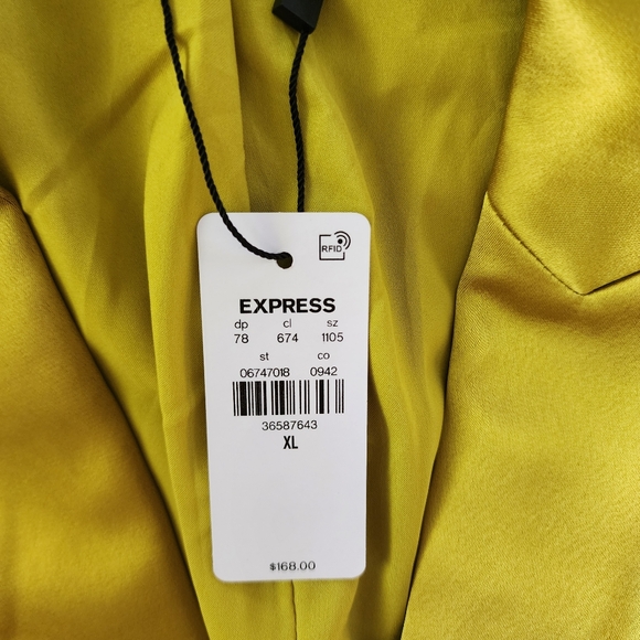 Satin Tie Waist Blazer - Picture 4 of 5